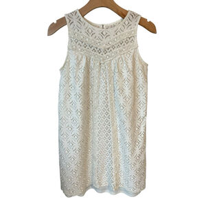Xhilaration White Lace Dress Juniors Size Medium Boho